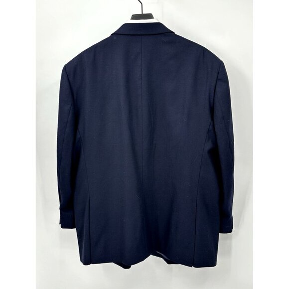 JOSEPH ABBOUD HERITAGE jacket blazer sport coat modern fit stretch navy blue 52R - Picture 7 of 9